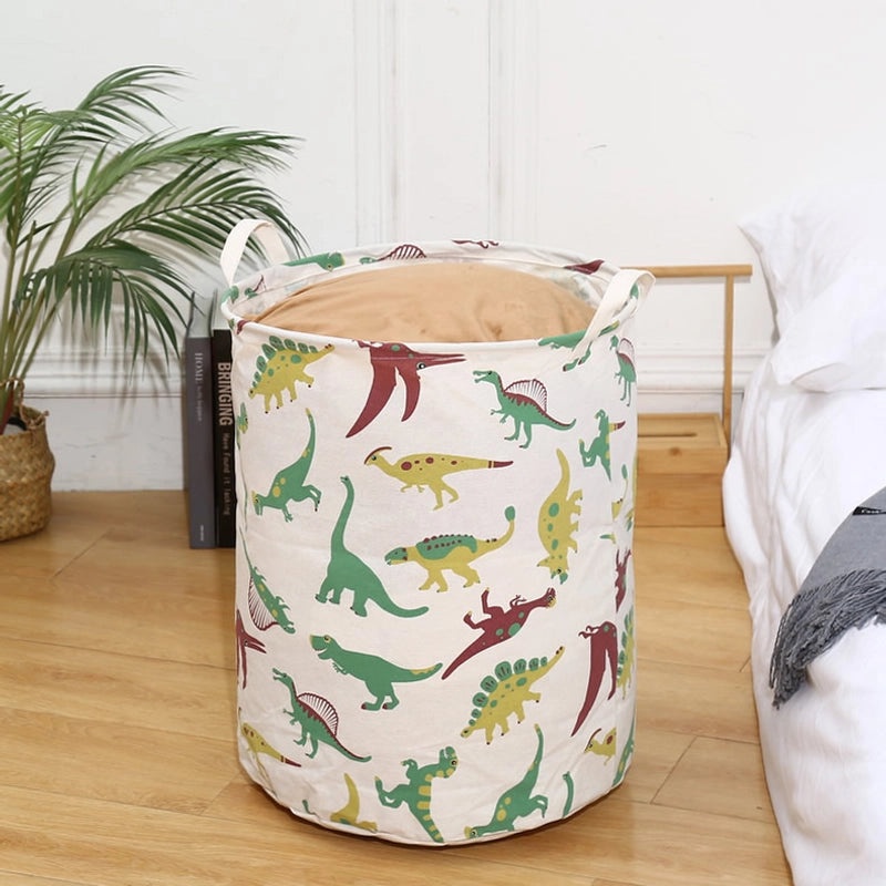 Large Waterproof Laundry Basket with Colorful Print|Home Storage & Organization