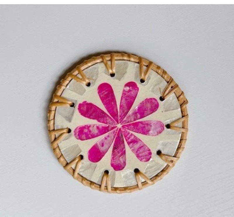 Retro Floral Wooden Placemat Single Piece | Home & Kitchen Tableware