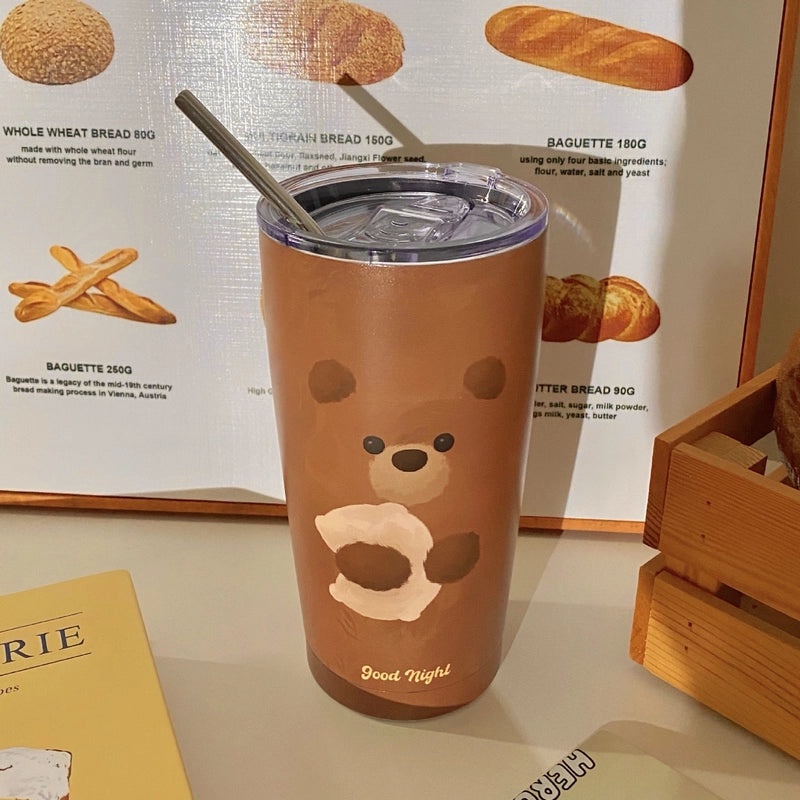 Adorable Animal Stainless Steel Thermos Bottle 304 Quality | Drinkware & Travel Mugs