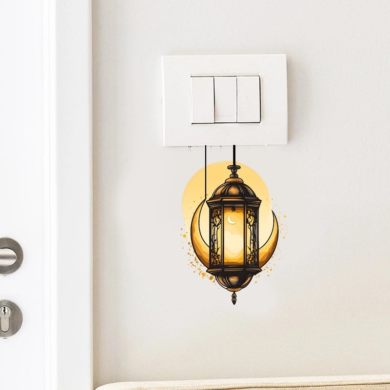 Elegant Classical Moon PVC Wall Sticker for Windows | Home Decor & Wall Accessories