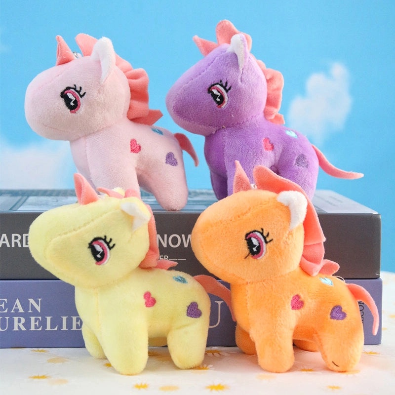 Pony Wedding Plush Doll Keychain Pendant Cute Little Pony Toy Charm|Accessories & Keychains