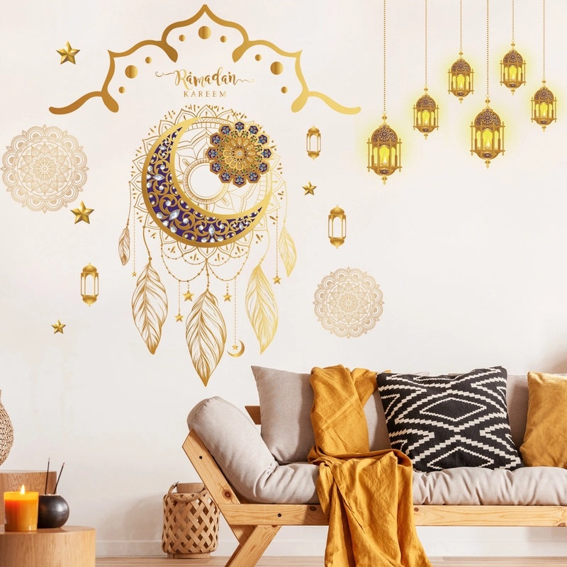 Geometric PVC Wall Decal for Window Decor Casual Elegant Glam Style|Home Decor Accessories