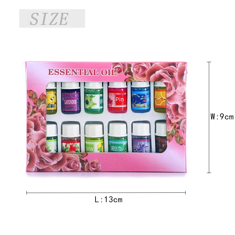 12 Pack 3ML Water Soluble Indoor Fragrance Essential Oils with MSDS in English|Home Fragrance & Aromatherapy