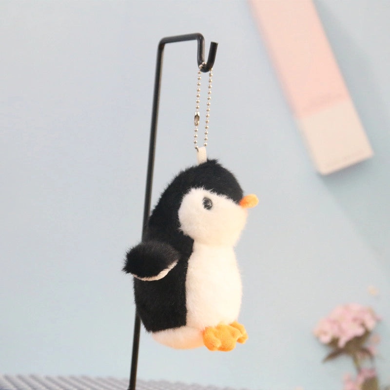 Cute Japanese Penguin Plush Doll Keychain Pendant for Couples Students Boys Girls Gift|Keychains & Bag Charms