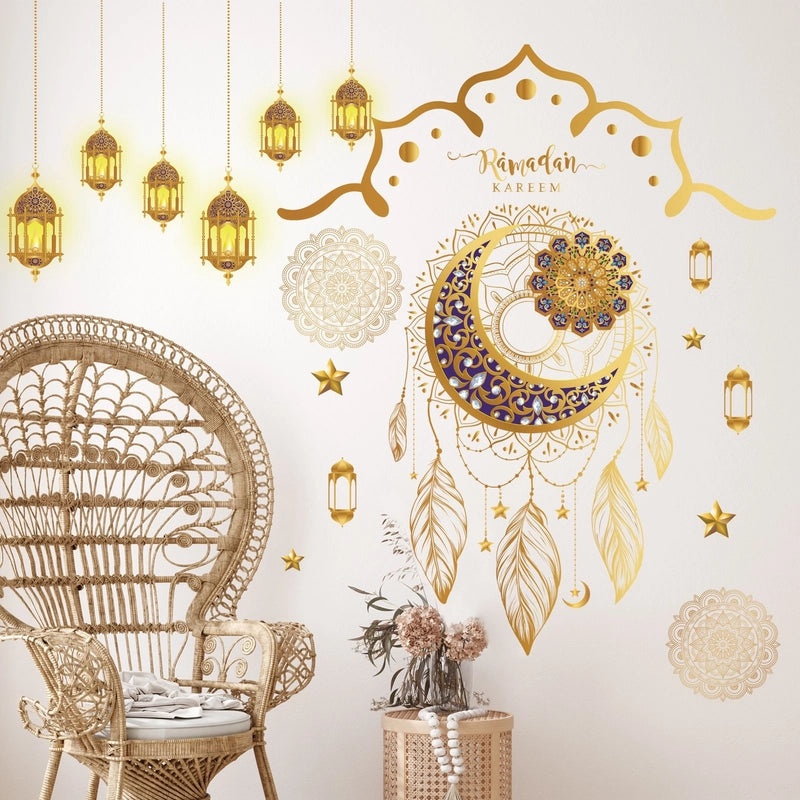 Geometric PVC Wall Decal for Window Decor Casual Elegant Glam Style|Home Decor Accessories