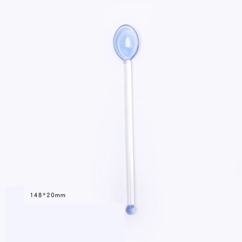 Clear Glass Spoon Minimalist Design|Kitchen Utensils