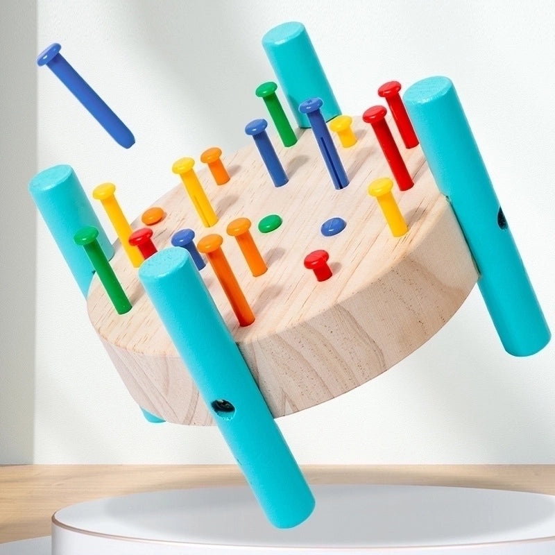 Colorful Wooden Table and Floor Games for Toddlers Ages 3-6 | Toddler Toys & Educational Games