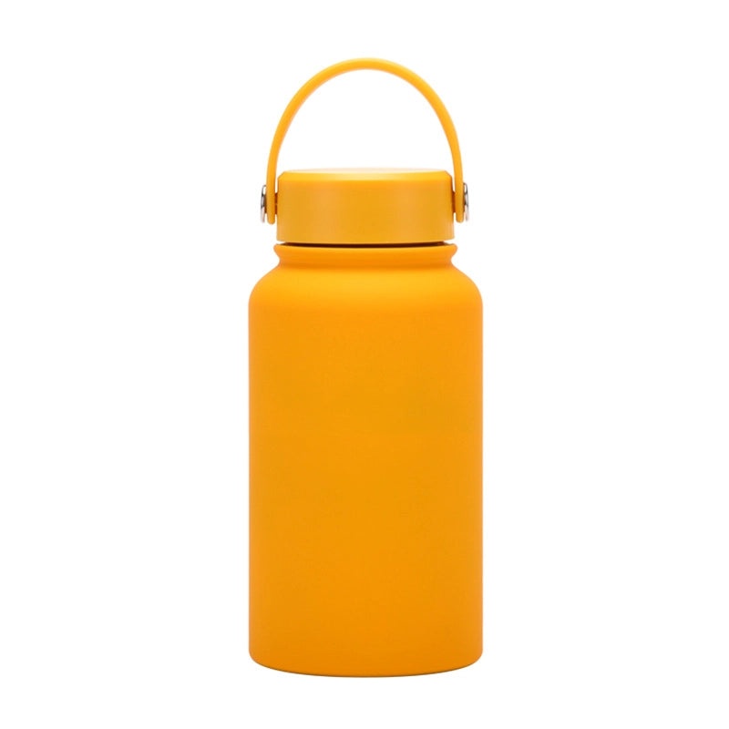 Stainless Steel Water Bottle Single Piece Casual Solid Color | Drinkware & Hydration
