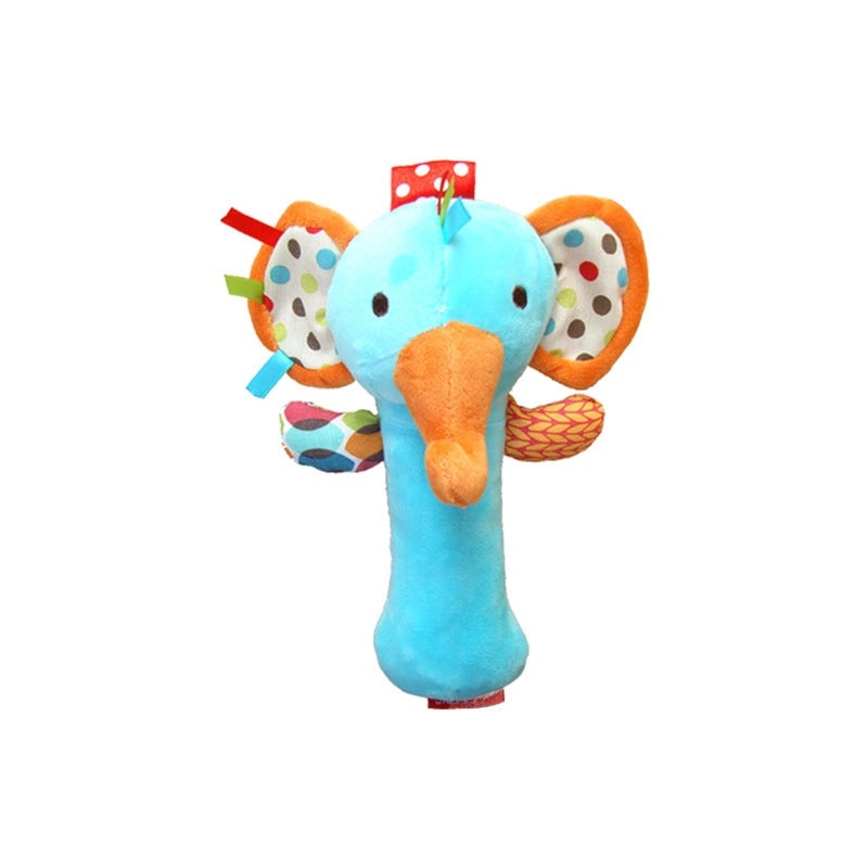 Cartoon Animal Baby Hand Rattle Stick Soft Newborn Toy|Baby Toys & Accessories