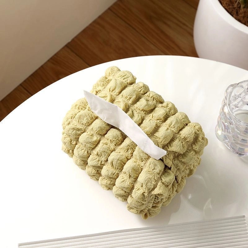 Minimalist Solid Color Tissue Box Holder|Home Decor