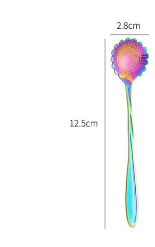 Elegant Floral Stainless Steel Spoon | Kitchen Utensils