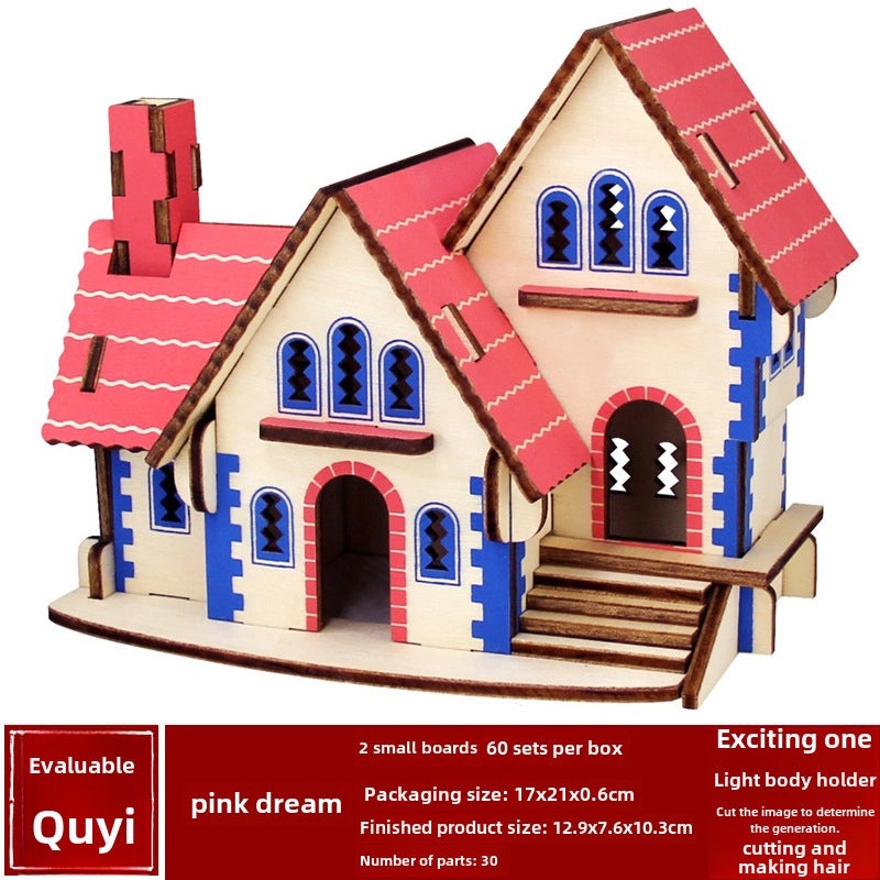 Handmade Wooden 3D Puzzle for Kids and Adults | Educational Toys & Games