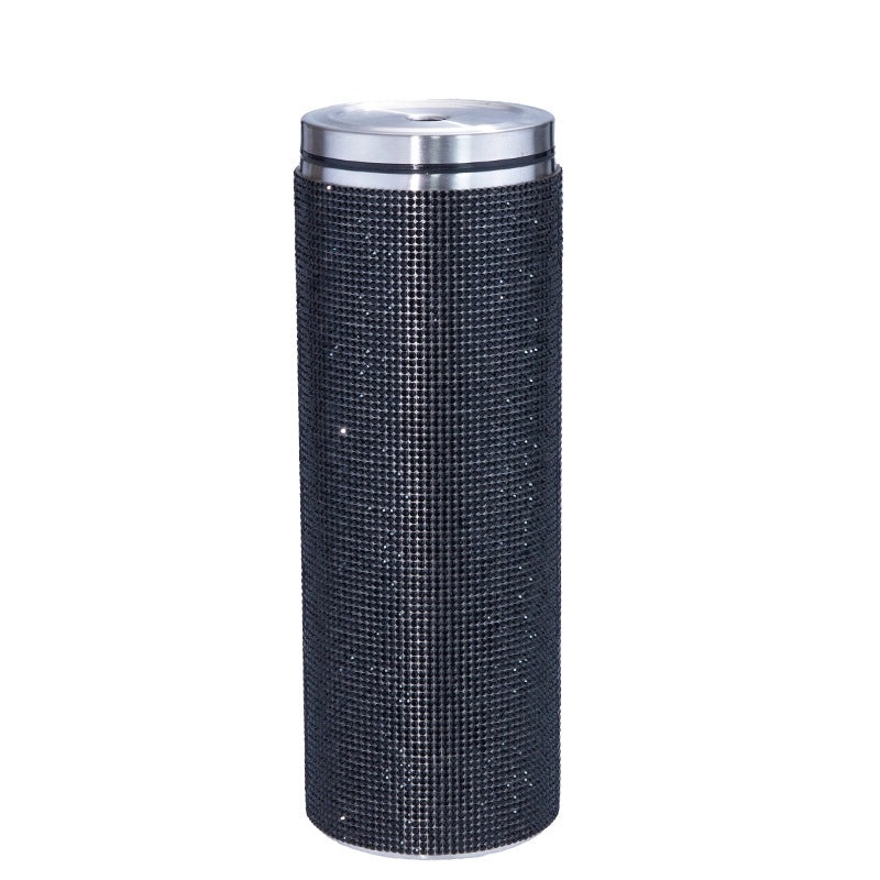 20oz Stainless Steel Straight Diamond Rhinestone Vacuum Straw Coffee Cup | Drinkware & Tumblers