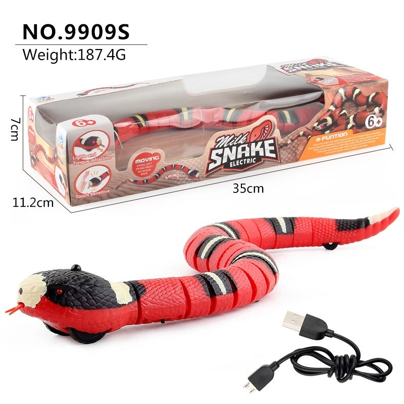 Remote Control Electric Rattlesnake Toy with Obstacle Avoidance Induction | Electronic Toys & Gadgets