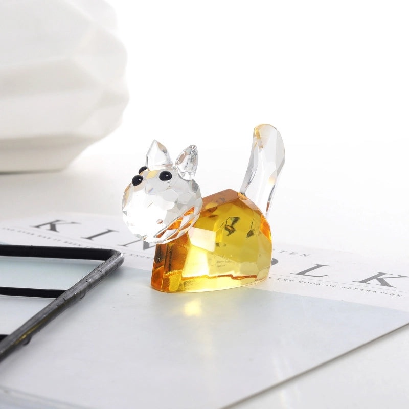 Minimalist Animal Crystal Ornaments Decorative Artificial Figurines|Home Decor/Ornaments