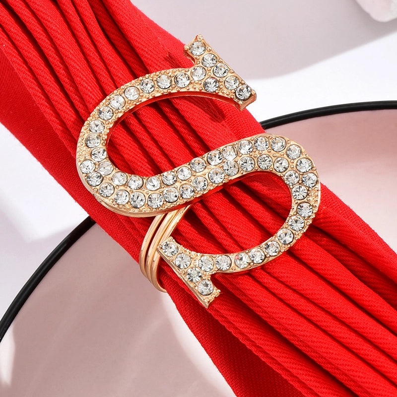 Stylish Metal Letter Napkin Holder Single Piece|Dining Table Accessories
