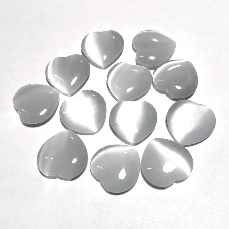 Pink 20mm Heart-Shaped Amethyst Crystal Ornament | Jewelry & Accessories