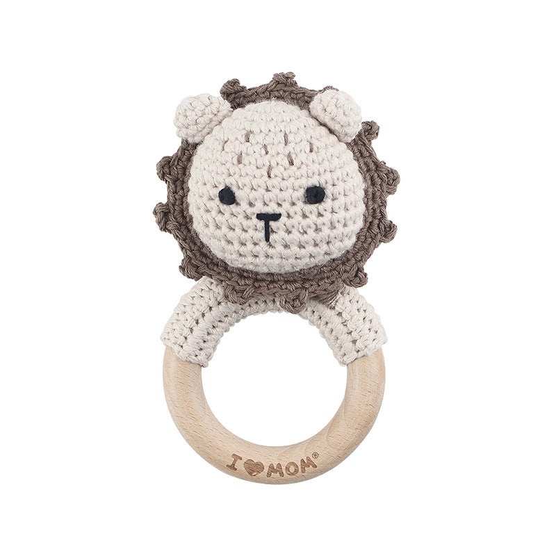 Baby Crochet Animal Rattle Soft Knitted Cartoon Doll Teething Toy for Infant Comfort|Baby Toys & Teethers