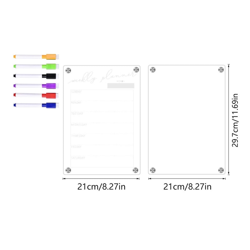 Minimalist Transparent Colored Resin Refrigerator Magnet | Home Decor