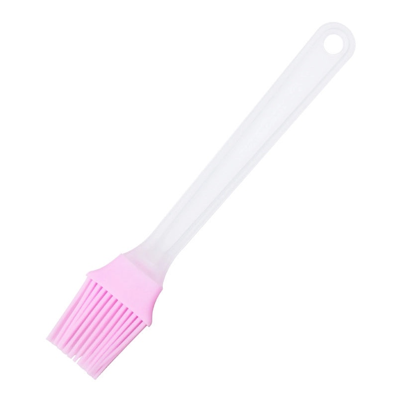 Small Silicone BBQ Oil Brush Non-Lint High Temp Baking Brush with Plastic Handle | Kitchen Tools & Accessories