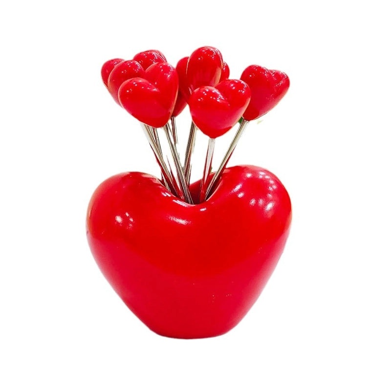 Fruit-Shaped Stainless Steel Fork Set with Apple, Strawberry, Banana Design | Kitchen Accessories