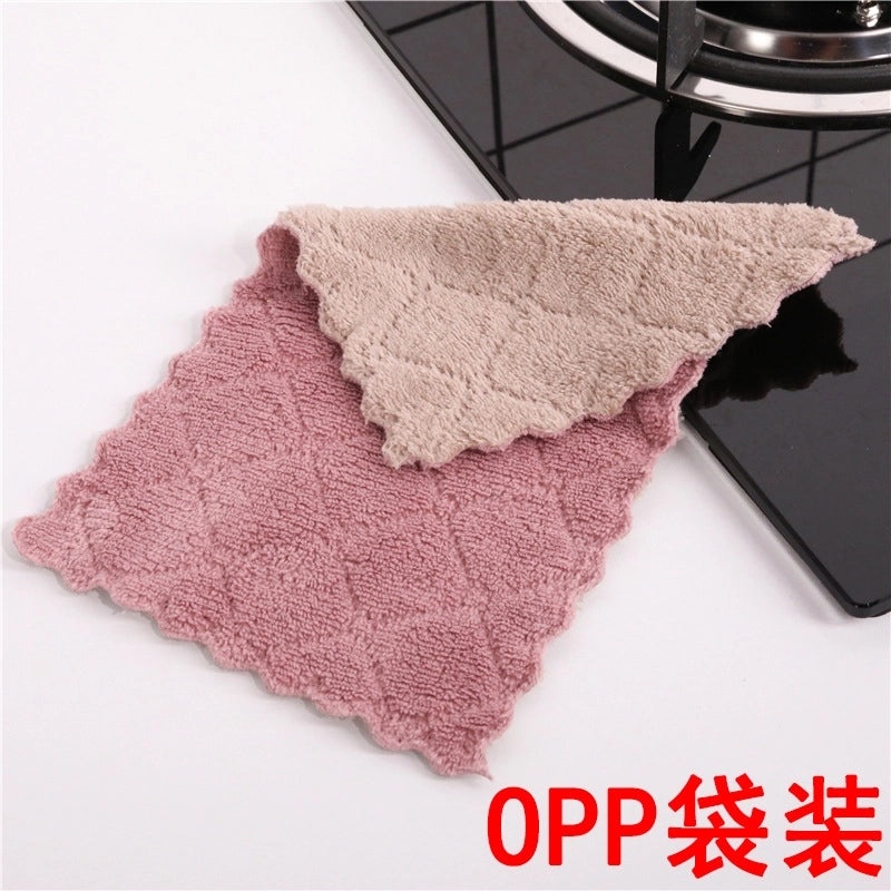 Stylish Solid Color Synthetic Fiber Dish Towel Single Piece|Kitchen Textiles and Towels