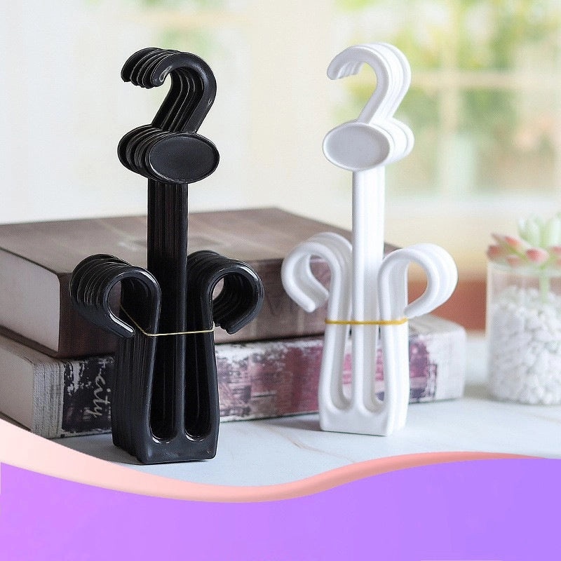Durable Solid Color Plastic Shoe Hanger Hook|Home Storage & Organization Accessories