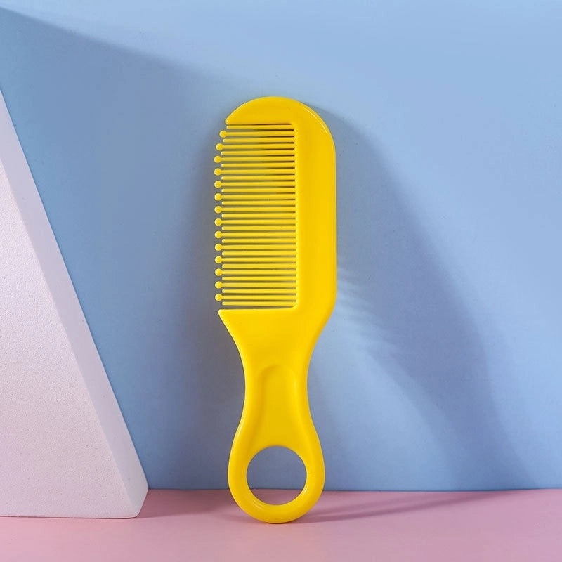 Simple Solid Color Plastic Baby Hair Comb | Baby Care Accessories