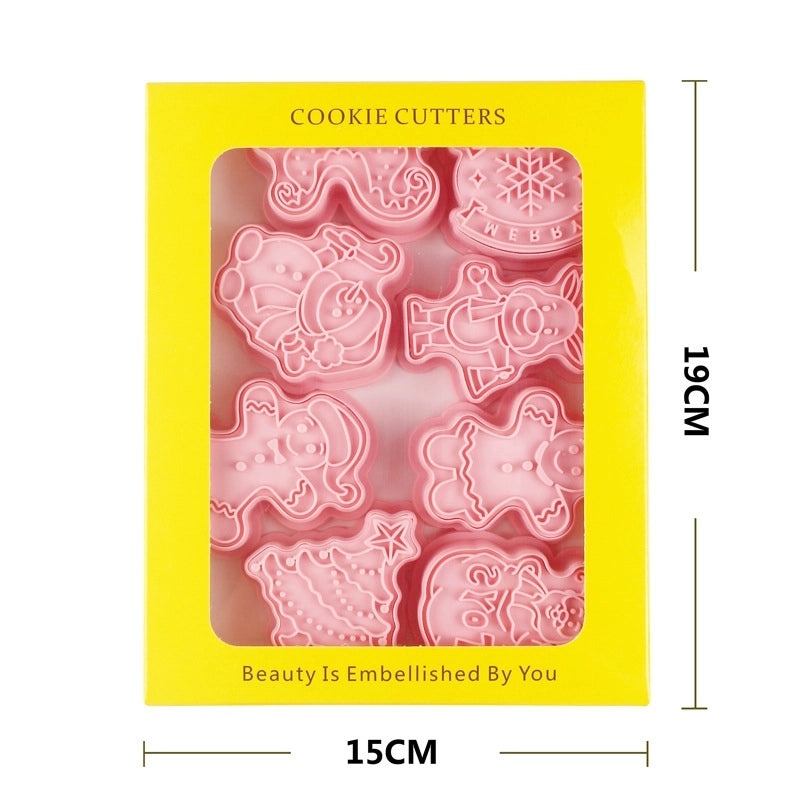 8-Piece Cute Cartoon Plastic Kitchen Molds Set|Kitchen & Dining Accessories