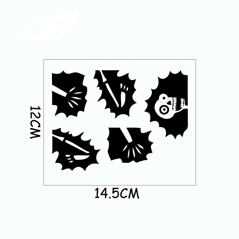 Halloween Skull PVC Wall Decal for Casual Wall Decoration | Home Decor & Wall Art