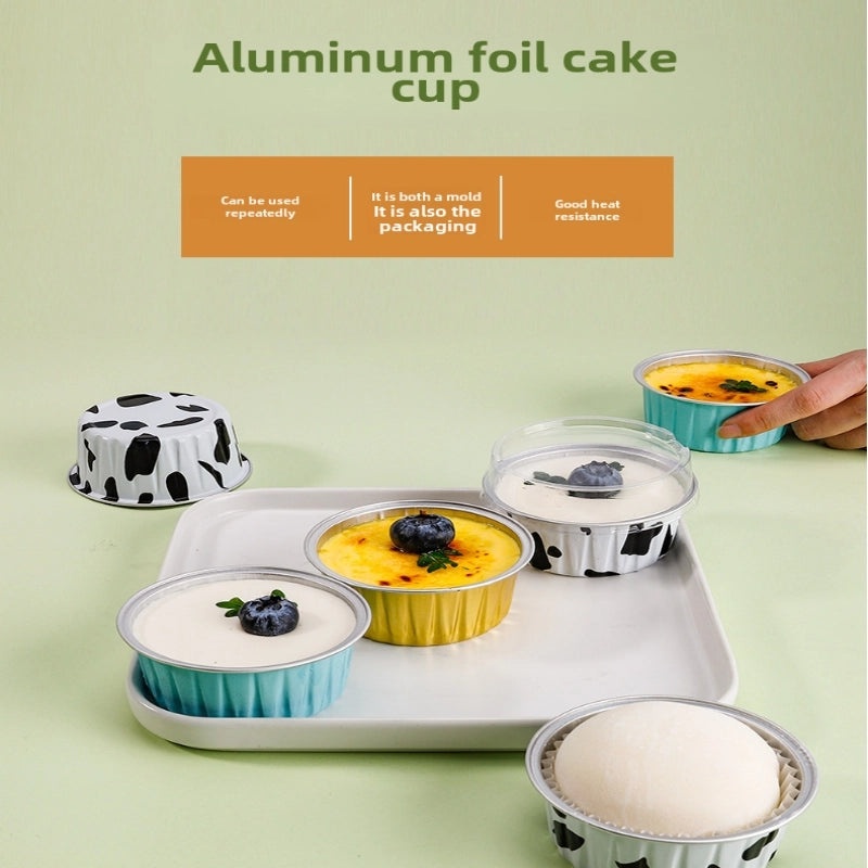 Pudding Cup Cake Shrimp Egg Baking Mold for Air Fryer Oven Small Aluminum Foil Paper Cups|Bakeware & Molds