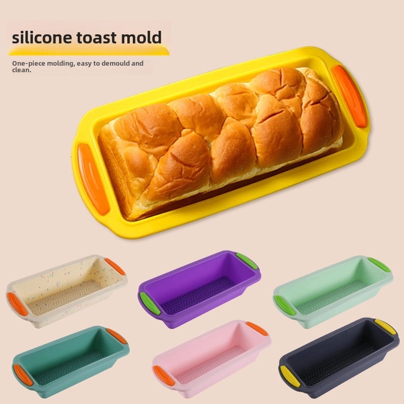 Silicone Two-Color Toast Bread Baking Mold Handmade Cake Mold New Kitchen Tool | Kitchen Bakeware