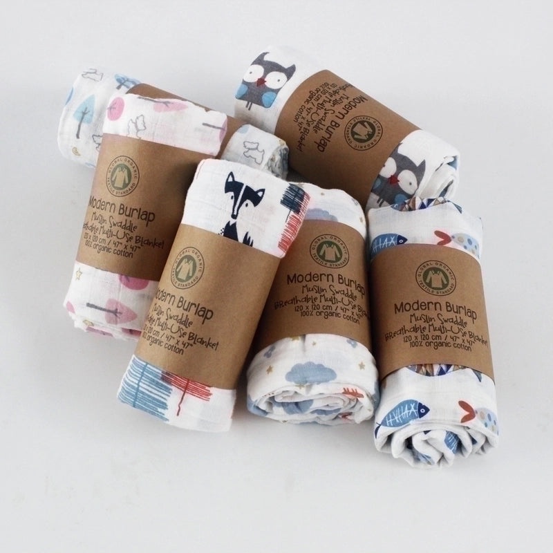 Cotton Baby Accessories with Star and Stripe Tree Design | Baby Accessories