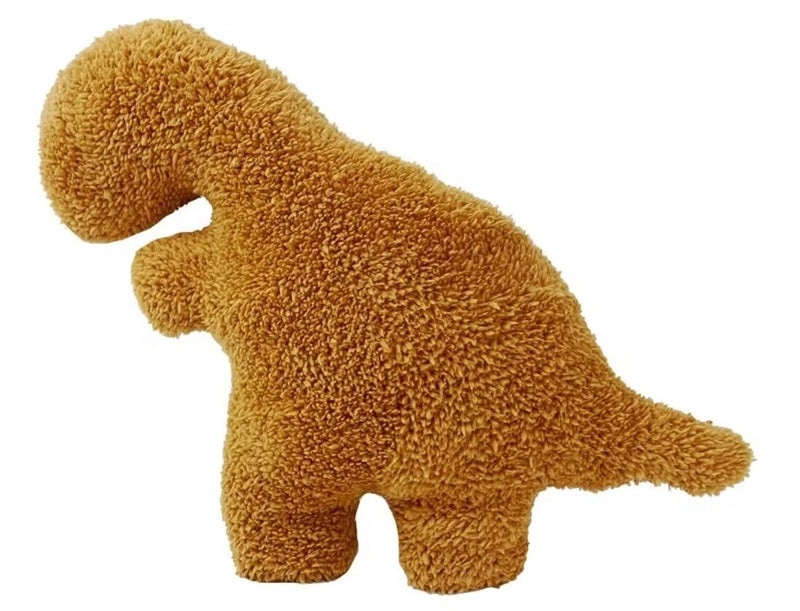 Dinosaur Nugget Plush Pillow Soft Stegosaurus Chicken Nugget Stuffed Doll Toy | Plush Toys & Pillows