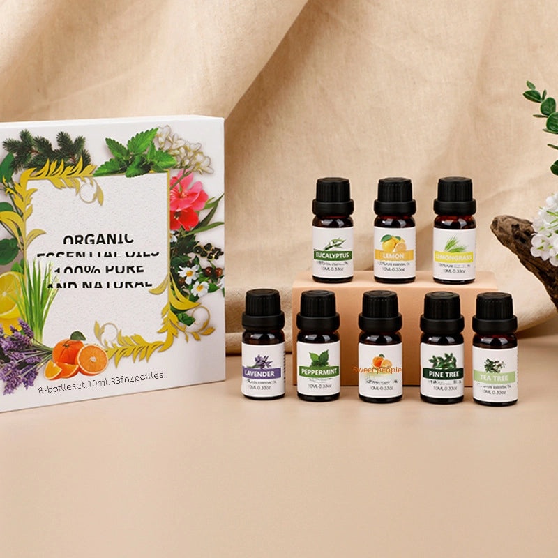 Lavender Rose Aromatherapy Essential Oil Set for Massage and Home Bedroom Use | Aromatherapy & Essential Oils