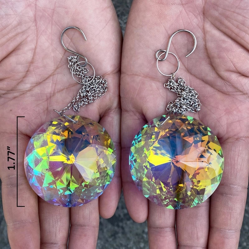 Elegant Geometric Heart Crystal Suncatcher for Home Decor|Home Decor & Accessories