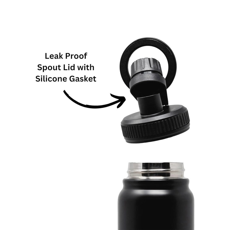 Solid Color 201 & 304 Stainless Steel Water Bottle for Casual Vacation Use 1 Piece | Travel Accessories