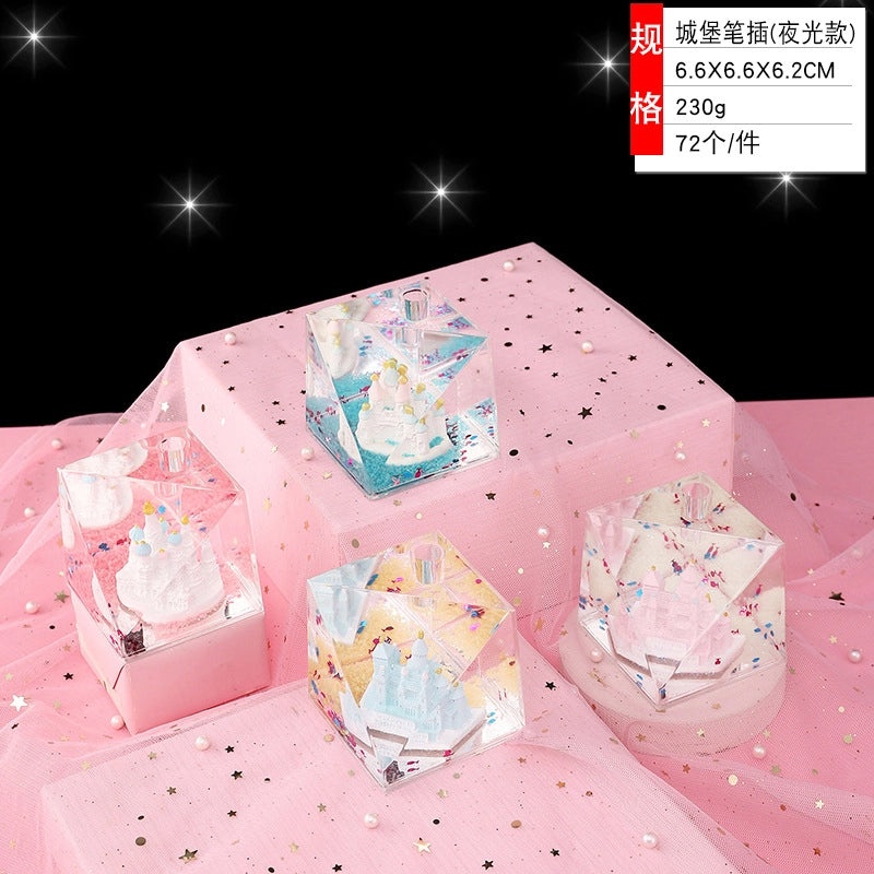 Creative Cartoon Liquid Oil Drop Ornament Transparent Acrylic Pressure Relief Craft|Home Decor Gifts