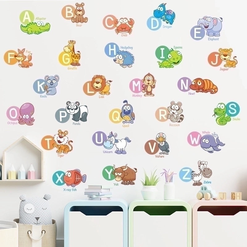 Cute Decorative Letter P PVC Wall Decal for Kids Room | Home Decor Wall Art Stickers|Wall Stickers for Bedroom|Wall Decor|Kids Room Accessories|H