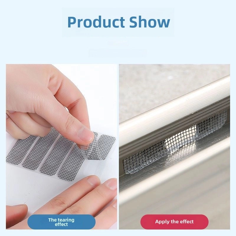 100 Pieces Aluminum Alloy Window Drain Cover Anti-mosquito Paste Repairable Screen Hole Patch|Home Improvement Accessories