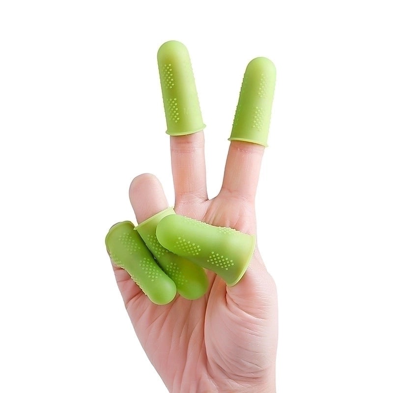 Silicone Finger Sleeve for Injury Protection and Cut Prevention | Protective Gear