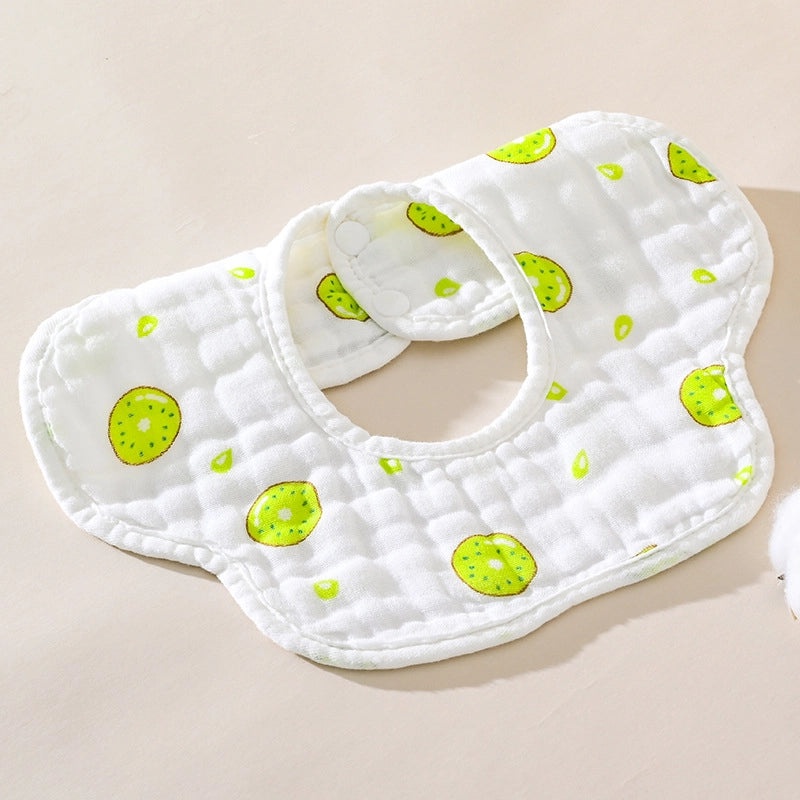 Adorable Cartoon Bear & Elephant Cotton Burp Cloths for Babies|Baby Accessories