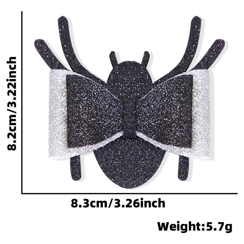 Halloween Spider Bat Bow Hair Clip Ghost Witch Hat Party Decoration | Hair Accessories