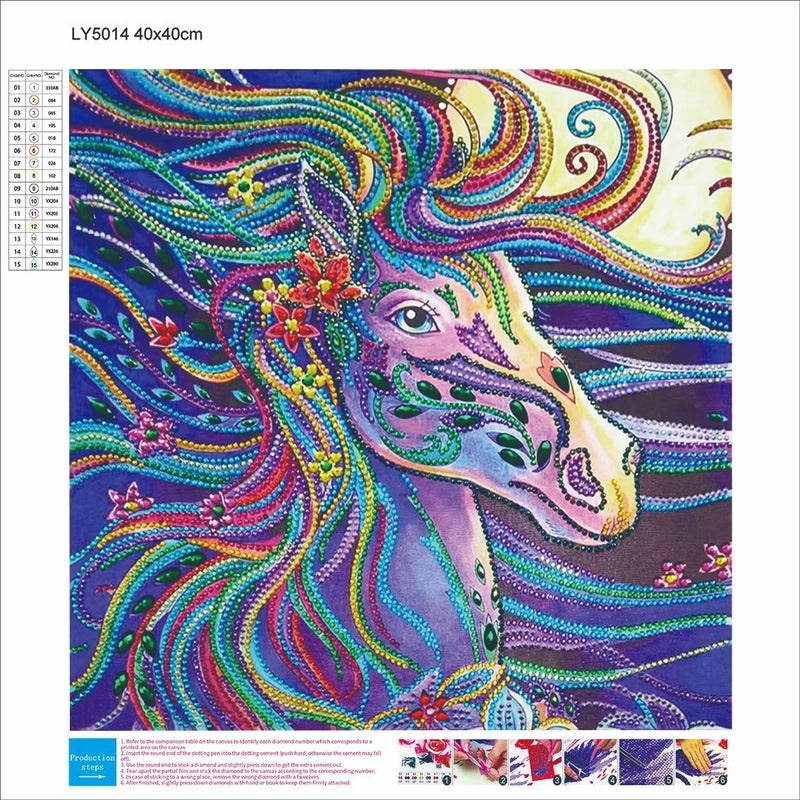 5D Owl Diamond Painting DIY Kit Bright Resin Art for Living Room Bedroom Wall Decor|Diamond Painting Kits