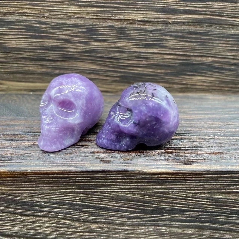 Halloween Punk Skull Natural Stone Decor|Jewelry & Accessories