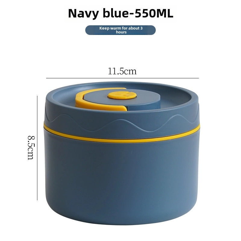 304 Stainless Steel Double-layer Insulated Lunch Box with Lid Portable Sealed Multi-compartment Food Container|Lunch Boxes & Containers