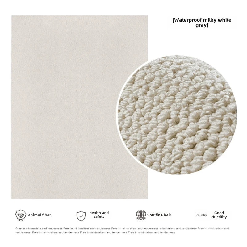 Waterproof Diatom Silk Wool Carpet for Living Room and Bedroom | Home Decor Rugs