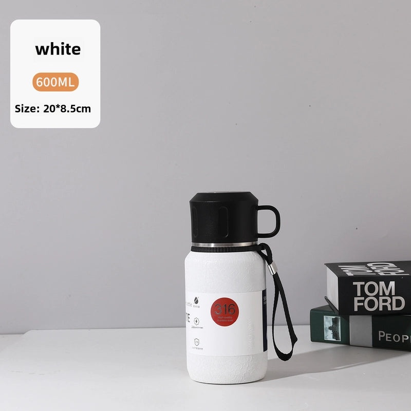 Large Capacity Stainless Steel Thermos Cup for Men and Women | Outdoor Sports Insulated Tea Kettle | Drinkware