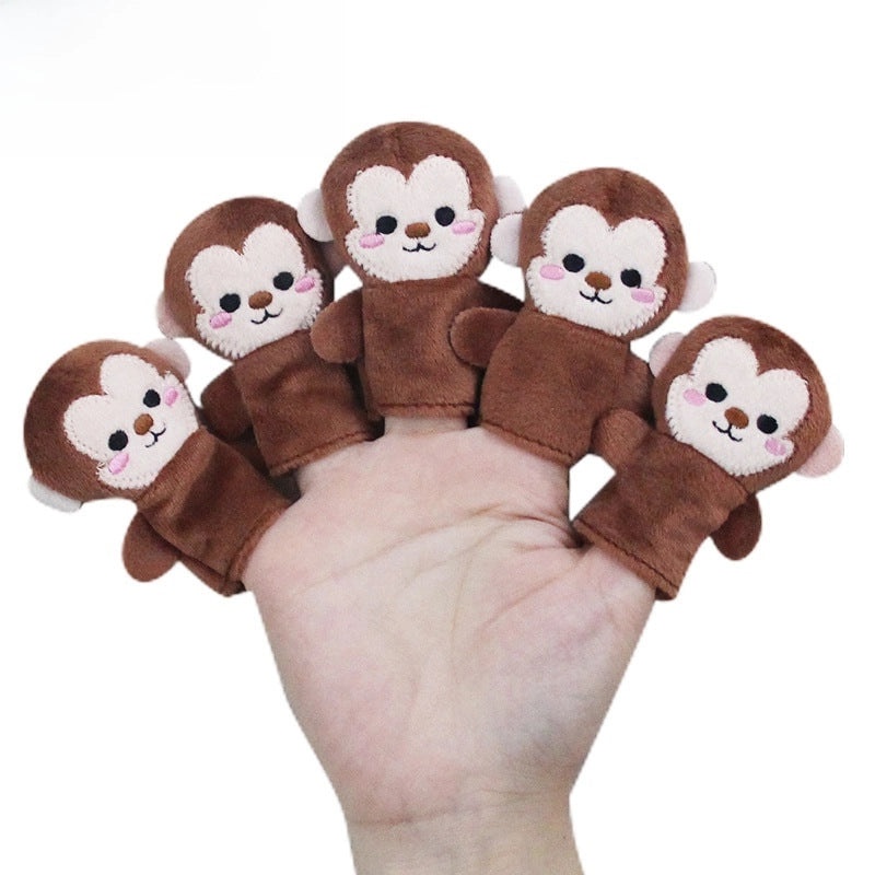 动物手指玩偶床故事|婴幼儿童教育玩具