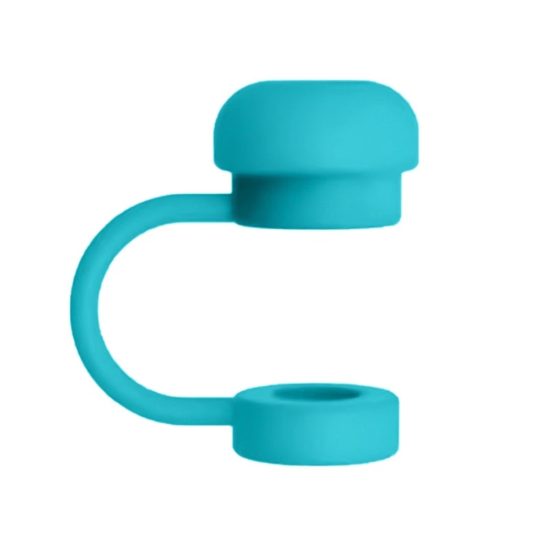 Elegant Floral Silicone Straw Cap for Cups | Drinkware Accessories